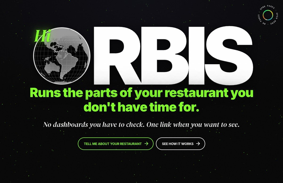 ORBIS website hero
